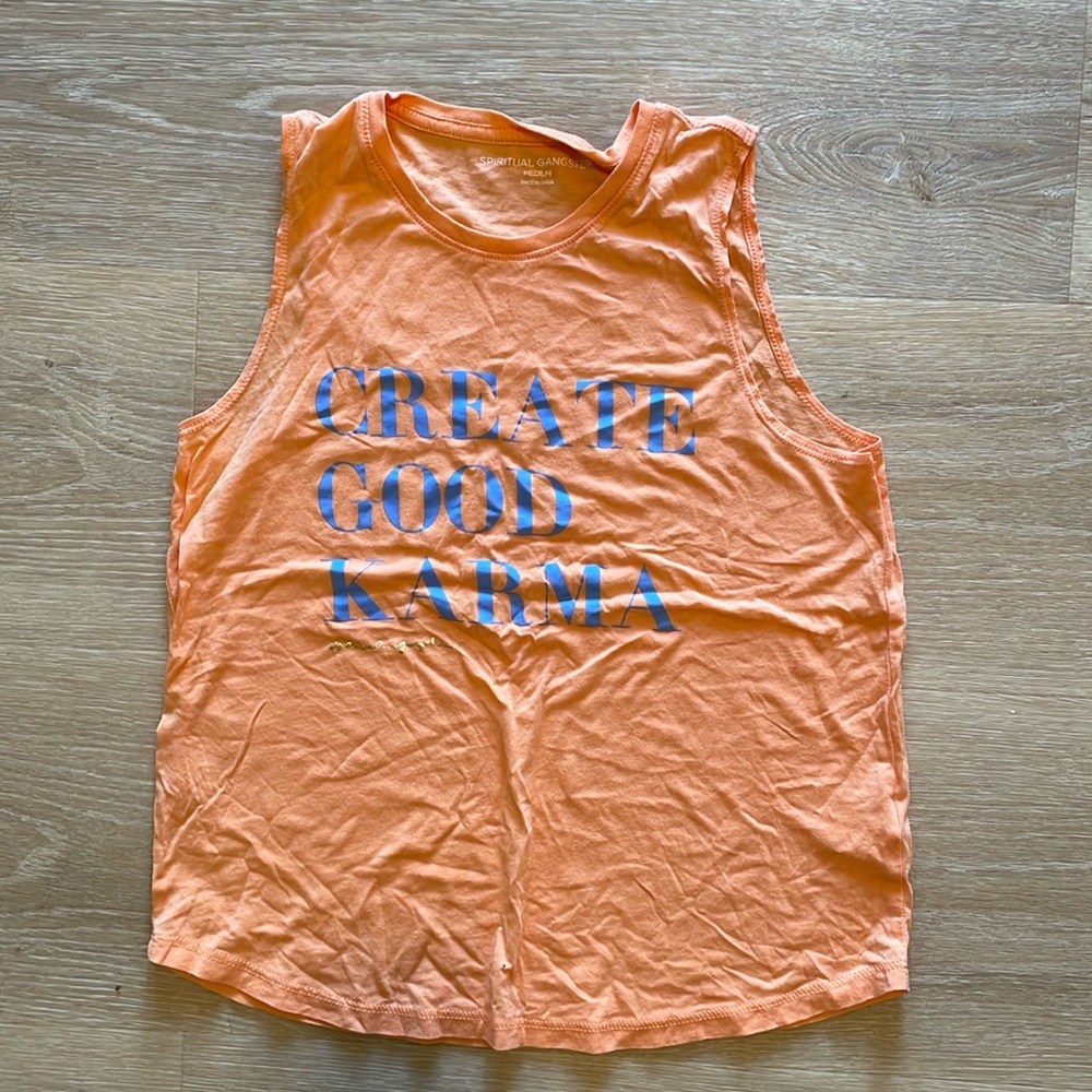 NWOT Spiritual Gangster Karma top size M